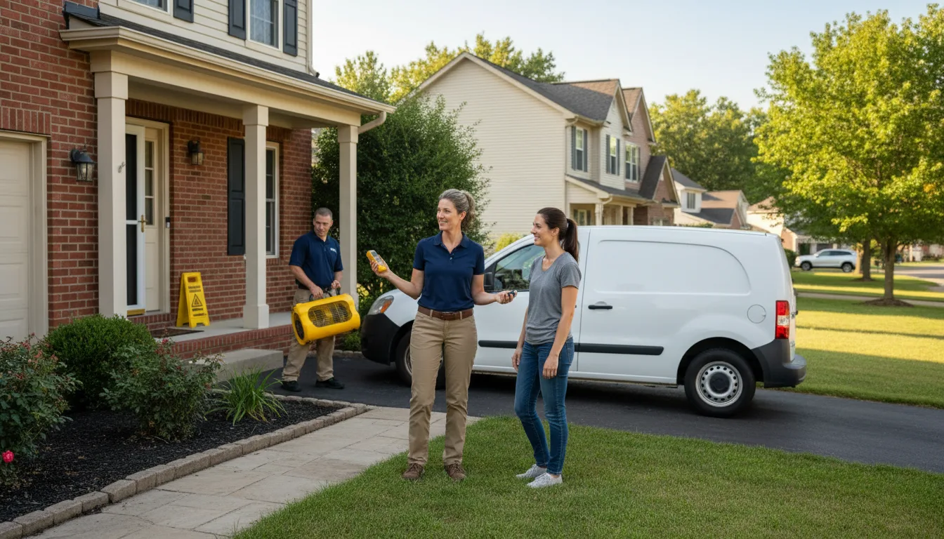 Residential water damage restoration in Arundel, ME